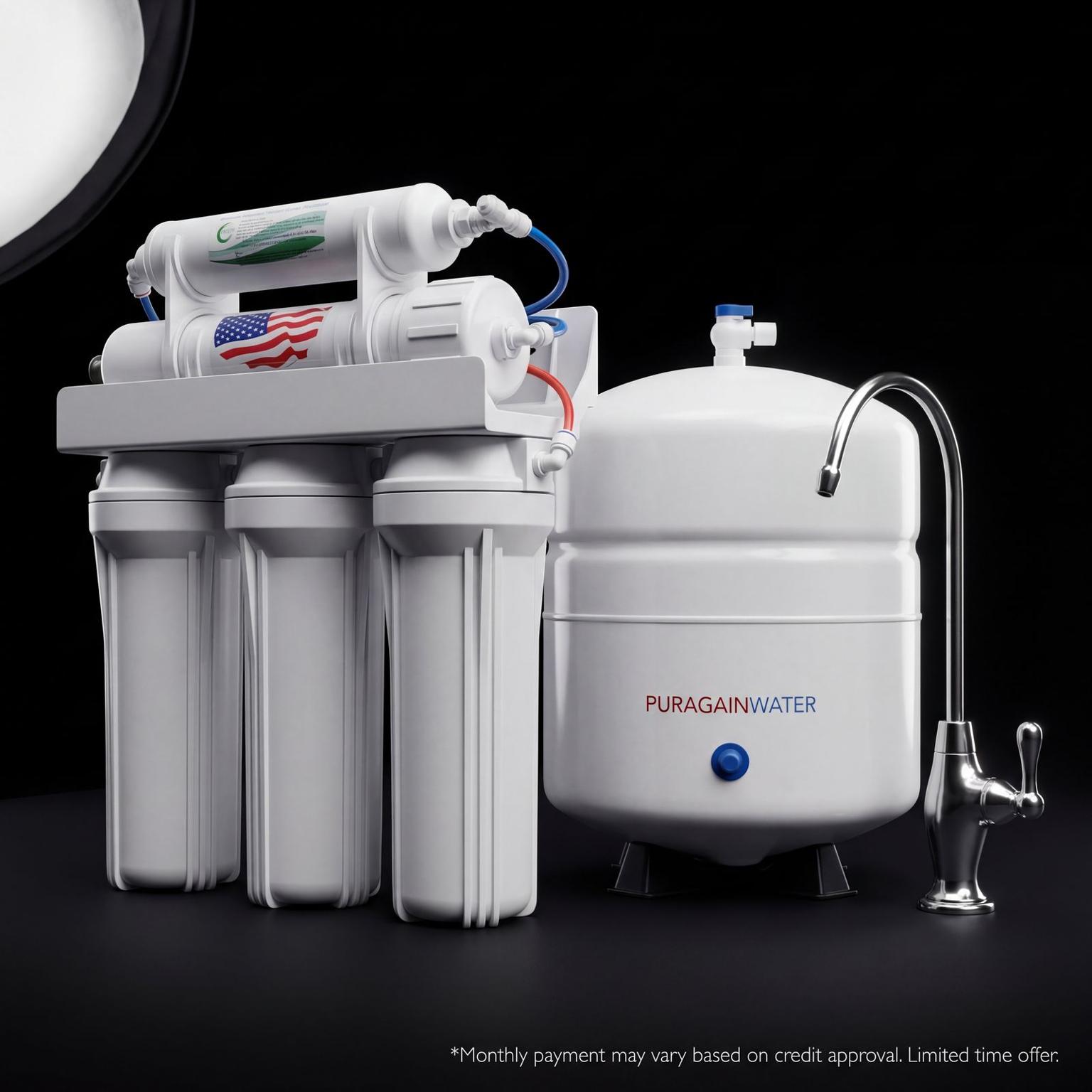 5-Stage Reverse Osmosis System by Puragain Water